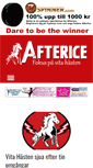 Mobile Screenshot of afterice.se